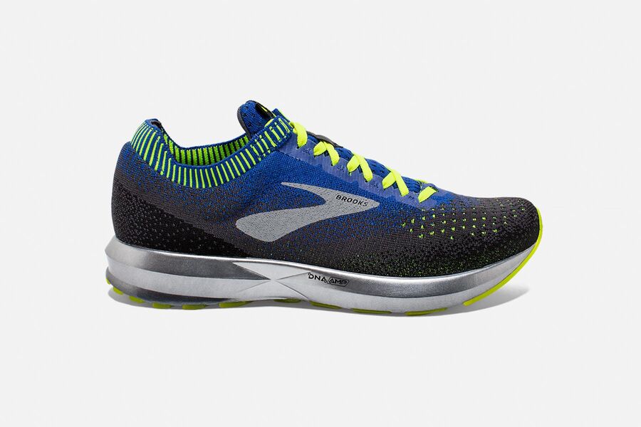 Tenis Corrida Brooks Levitate 2 Masculino Brasil - Pretas/Azuis 2395714-GI